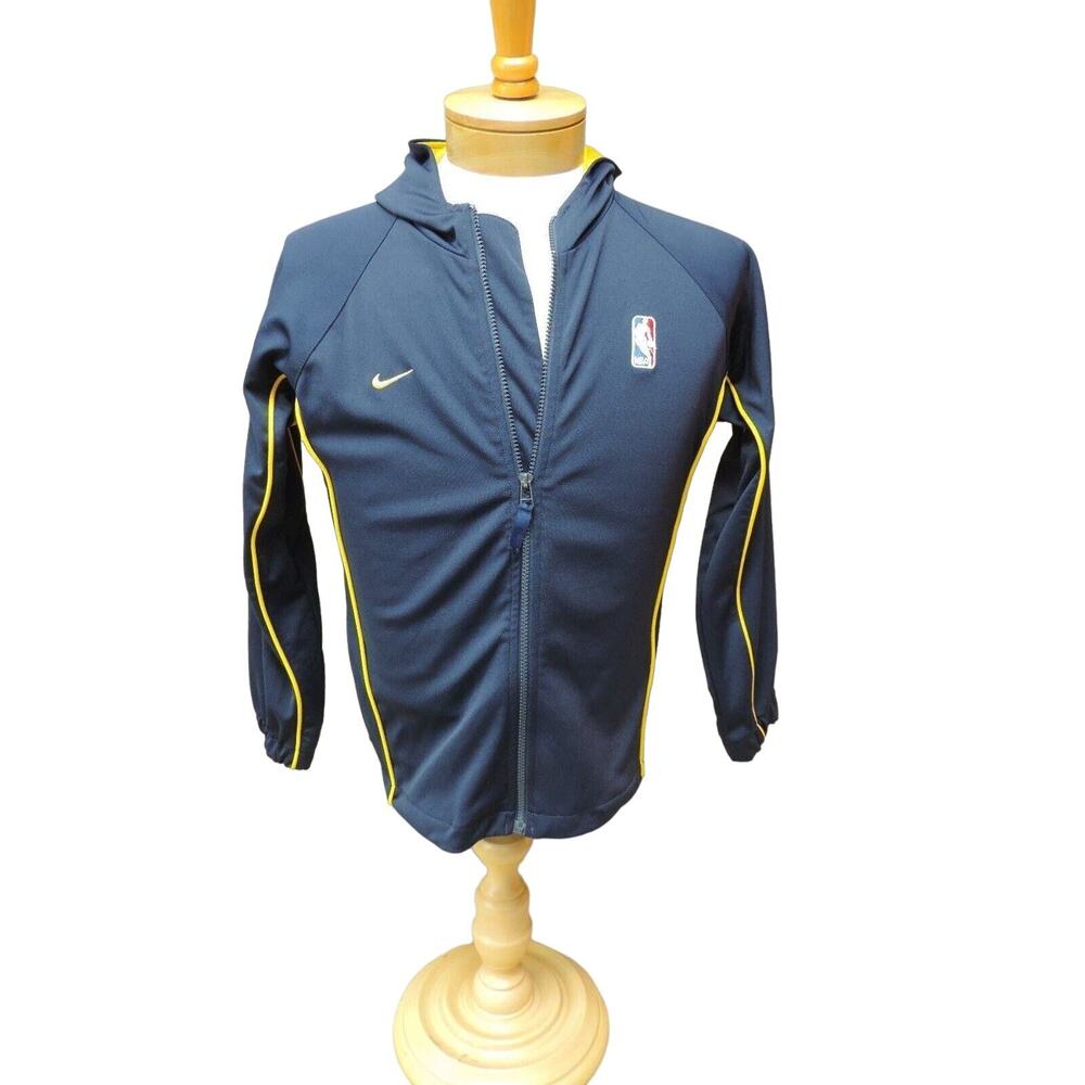 Nike NBA Jacket Mens M navy and yellow hoodie